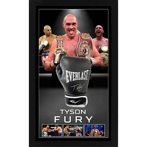 tyson fury memorabilia.